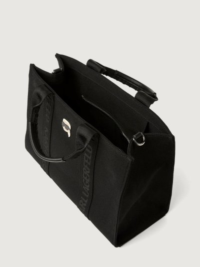 KARL LAGERFELD IKON PIN SQUARE MD TOTE