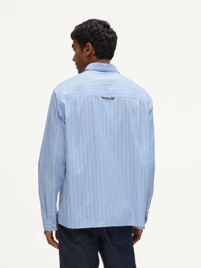 KARL LAGERFELD - IKON STRIPE RELAXED SHIRT
