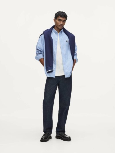 KARL LAGERFELD - IKON STRIPE RELAXED SHIRT
