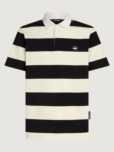 KARL LAGERFELD -  IKON HIDDEN PLACKET POLO