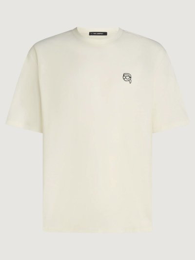 KARL LAGERFELD -  IKON KARL BACK PRINT T-SHIRT