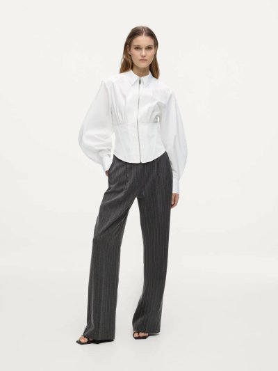 KARL LAGERFELD - RTW-1	CORSET POPLIN SHIRT