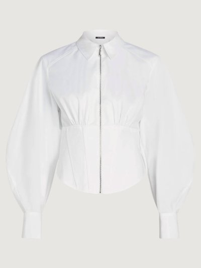 KARL LAGERFELD - RTW-1	CORSET POPLIN SHIRT