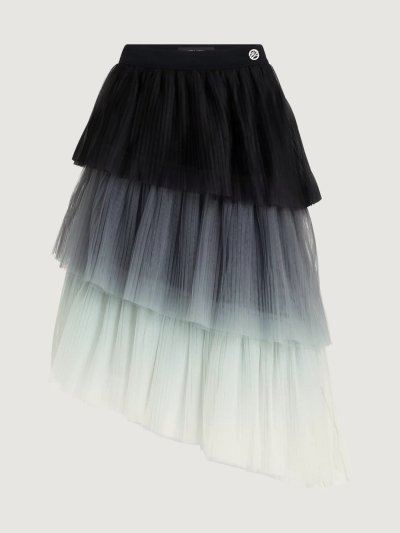 KARL LAGERFELD -  RTW-1  ASYMMETRIC TULLE SKIRT