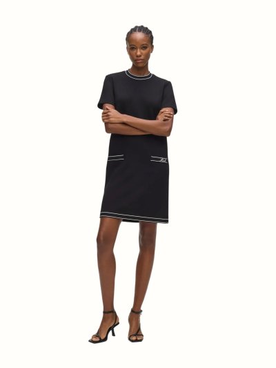 KARL LAGERFELD - RTW-1	LOGO JERSEY DRESS
