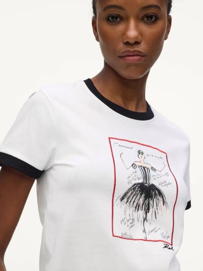 KARL LAGERFELD - LE BALLET SLIM FIT T-SHIRT