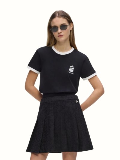 KARL LAGERFELD - IKON CHOUPETTE CONTRAST TSHIRT