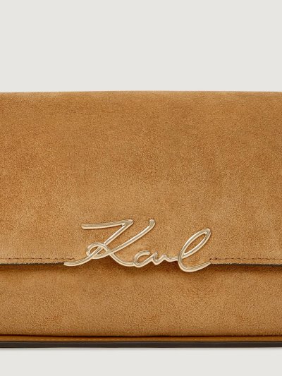 KARL LAGERFELD - K/SIGNATURE EW SHB SUEDE