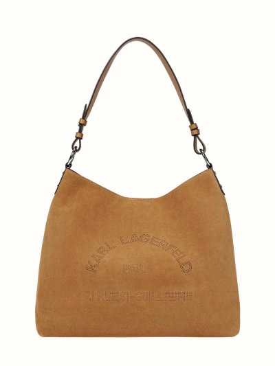 KARL LAGERFELD - K/DAILY HOBO SUEDE