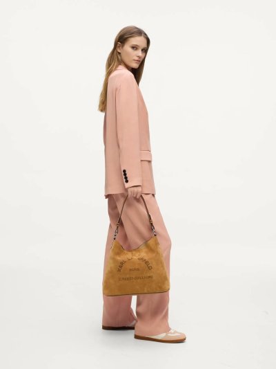 KARL LAGERFELD - K/DAILY HOBO SUEDE