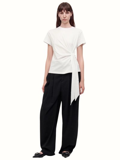 KARL LAGERFELD - KNOT DETAIL TSHIRT