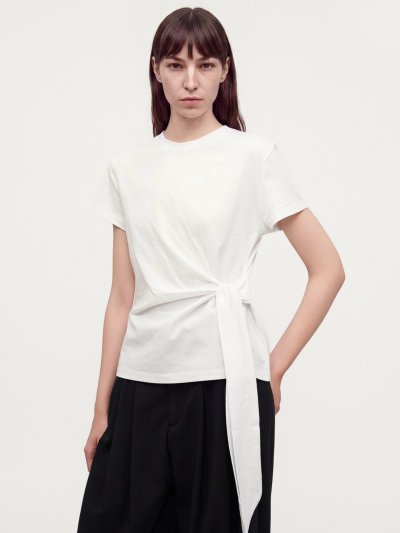 KARL LAGERFELD - KNOT DETAIL TSHIRT