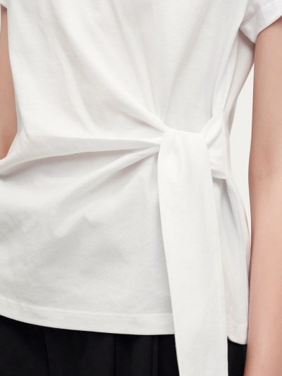 KARL LAGERFELD - KNOT DETAIL TSHIRT