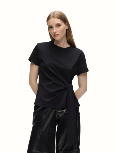 KARL LAGERFELD - KNOT DETAIL TSHIRT