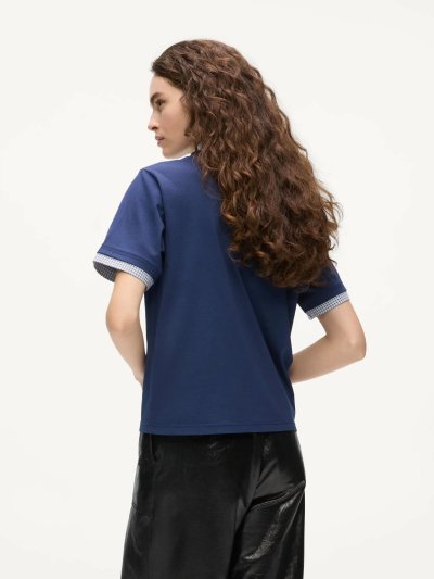 KARL LAGERFELD - IKON FABRIC MIX POLO