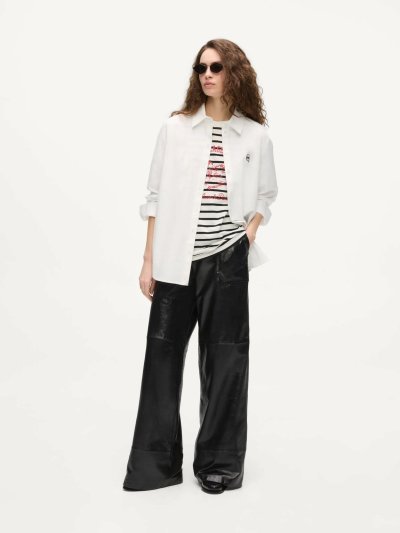KARL LAGERFELD - IKON C MUSE STRIPE T-SHIRT
