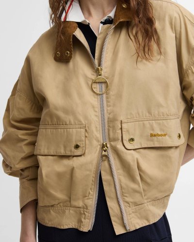 BARBOUR EDIT BARBOUR BLACKTHORN CASUAL JACKET BEIGE/BEIGE TATTERSALL