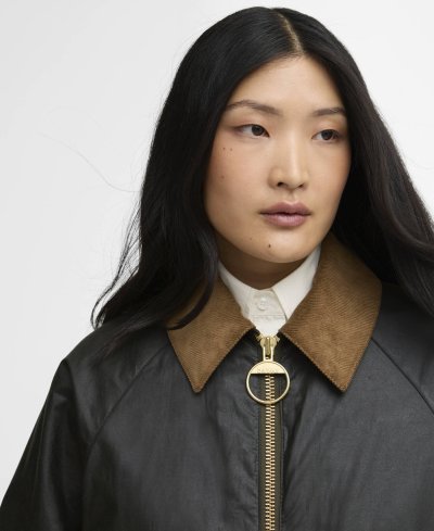 BARBOUR MARRON WAXED JACKET