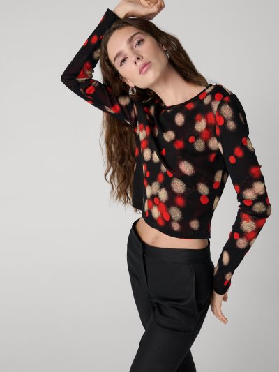 DVF LOGAN REVERSIBLE TOP SHIP LIGHTS