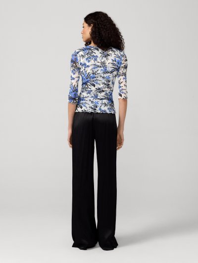 DVF CONSTANCE TOP AVALON WHITE