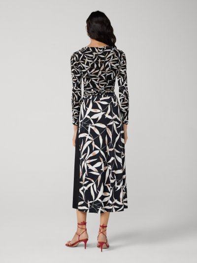 DVF JAS TOP BAY LEAF BLACK AND BLACK