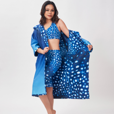 Poncho Whale Shark Twosides