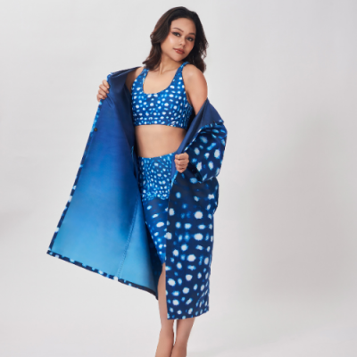 Poncho Whale Shark Twosides