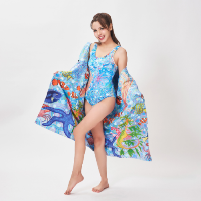 Poncho Aquarium Twosides