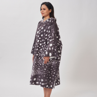 Unisex Modest Poncho SILK Suede Hypoallergenic Comfort