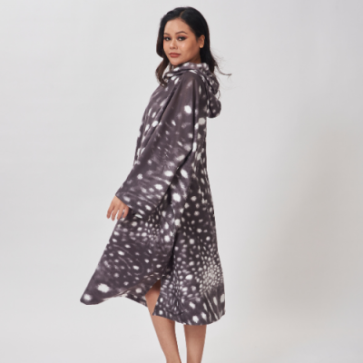 Unisex Modest Poncho SILK Suede Hypoallergenic Comfort