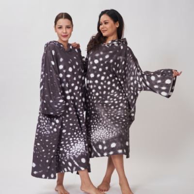 Unisex Modest Poncho SILK Suede Hypoallergenic Comfort