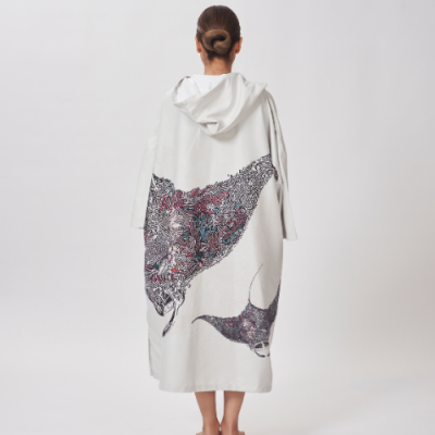 Unisex Modest Poncho SILK Suede Hypoallergenic Comfort