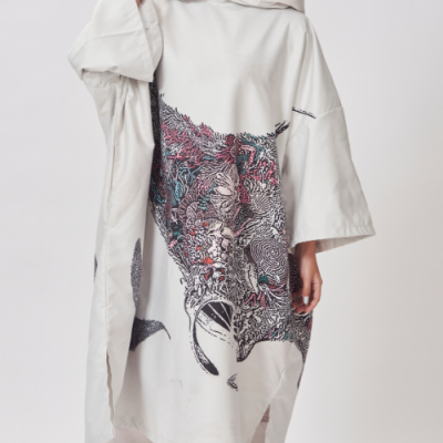 Unisex Modest Poncho SILK Suede Hypoallergenic Comfort