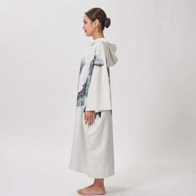 Unisex Modest Poncho SILK Suede Hypoallergenic Comfort