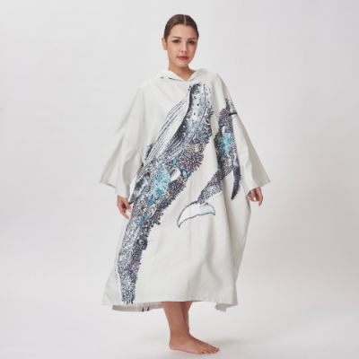 Unisex Modest Poncho SILK Suede Hypoallergenic Comfort