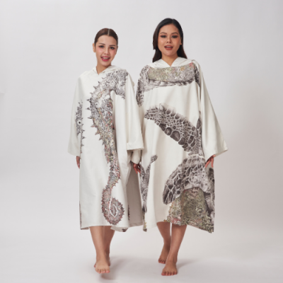 Unisex Modest Poncho SILK Suede Hypoallergenic Comfort