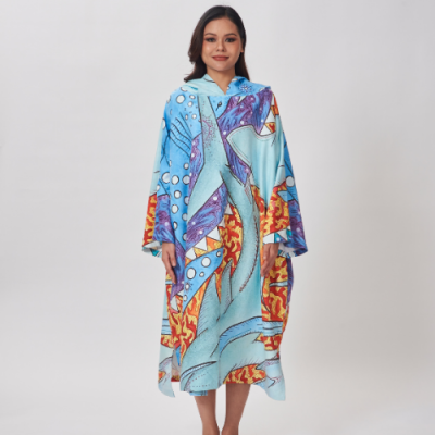 Unisex Modest Poncho SILK Suede Hypoallergenic Comfort