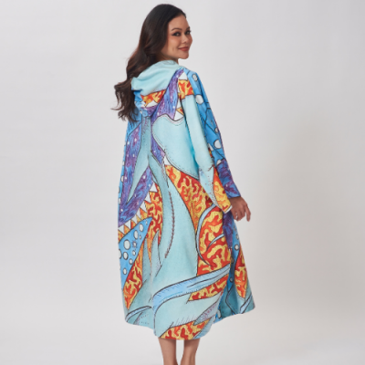 Unisex Modest Poncho SILK Suede Hypoallergenic Comfort