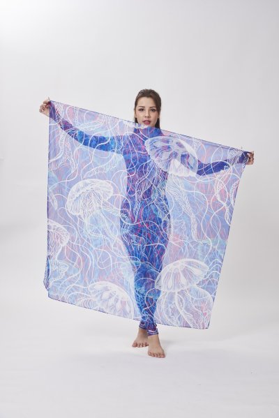Hijab Jelly Fish Premium Multifunction Scarf  Edition