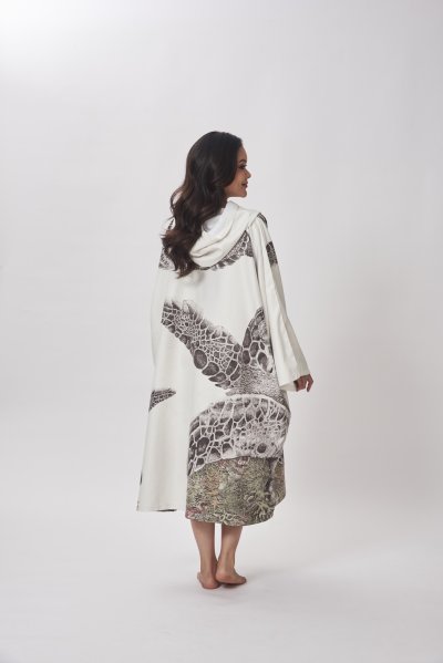 Unisex Modest Poncho SILK Suede Hypoallergenic Comfort