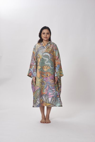 Unisex Modest Poncho SILK Suede Hypoallergenic Comfort