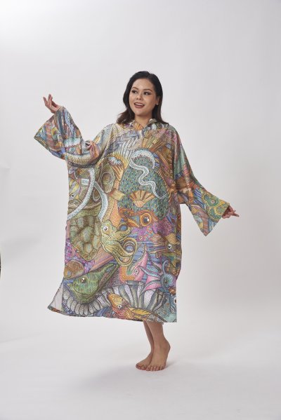 Unisex Modest Poncho SILK Suede Hypoallergenic Comfort