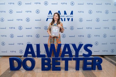 คุณหมอปิ่ณพลอยเข้าร่วมอัพเดทความรู้ในงาน 13th AAM Lecture & Hands-on Workshop.