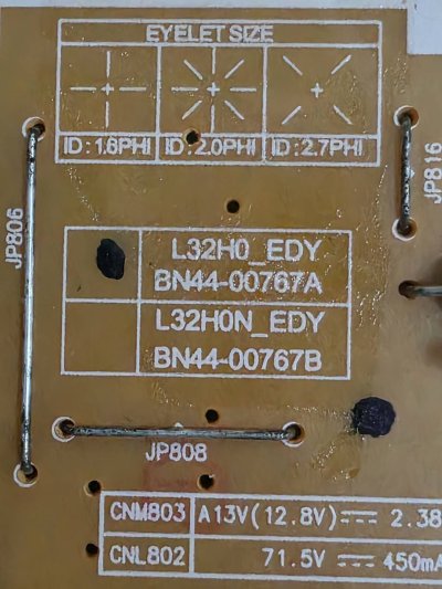 #ซัมซุง Samsung ซัพพลาย Power supply TV รุ่น UA32FH4003AK พาร์ท BN44-00767A ของแท้ ถอดจากเครื่อง