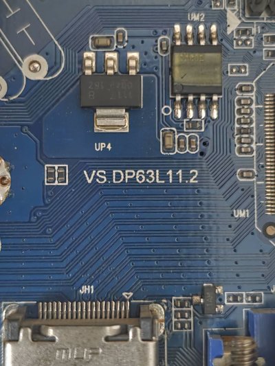 #One Board เมนบอร์ดทีวี Mainboard TV พาร์ท VS.DP63L11.2 ใช้ได้หลายรุ่น อะไหล่แท้ ถอดจากเครื่อง