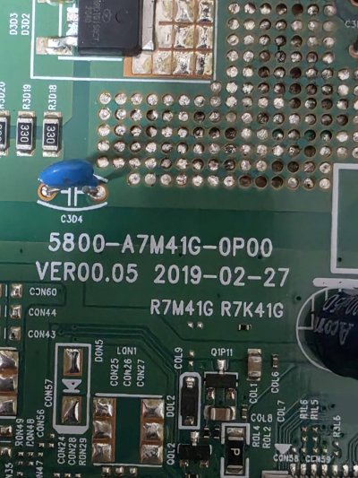 #สกายเวิร์ท Skyworth เมนบอร์ดทีวี Mainboard TV รุ่น 32TB7050 พาร์ท 5800-A7M41G-0P00 ver.30pin / 50pin