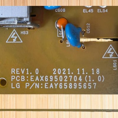 Power Supply LG รุ่น 50UQ8050PSB 50UQ8000PSC พาร์ท EAX69502704