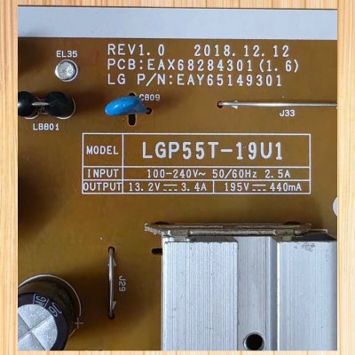 Power Supply  LG รุ่น 55UM7290PTD 55 UM7290PTD.ATMYLJD พาร์ท EAX68284301