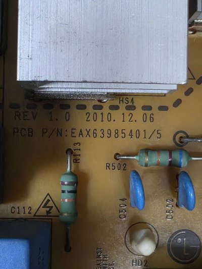 Power Supply LG รุ่น 32LK335 พาร์ท EAX63985401