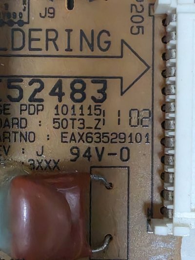 Power Supply LG พลาสม่าทีวี รุ่น 50PT250R 50PT350R 50PW450 พาร์ท EAX63529101